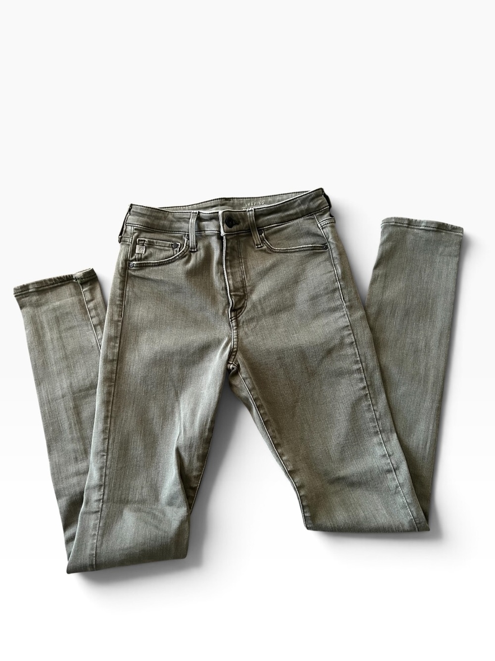 H&M Shaping Skinny Jeans Olive Green Women’s Size 29/32